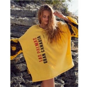 NWT Free People Sunkissed Oversized Tunic Sweatshirt